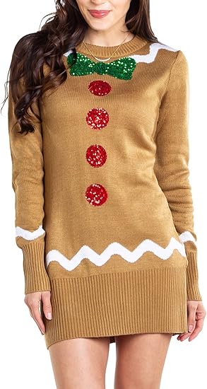 Christmas Sweater Dresses for Women - Cute Winter Themed Dresses - Christmas Outfits Women