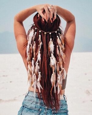 Gangel Bohemian Feather Hairband