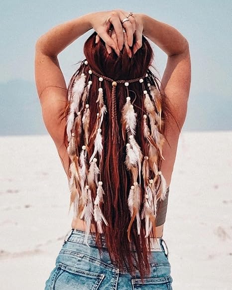Gangel Bohemian Feather Hairband
