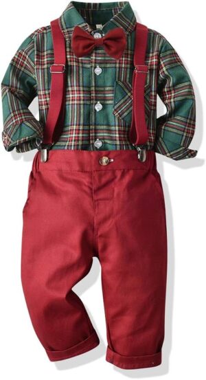 Toddler Dress Suit Baby Boys Gentleman Clothes Sets - Kids Christmas Outfits