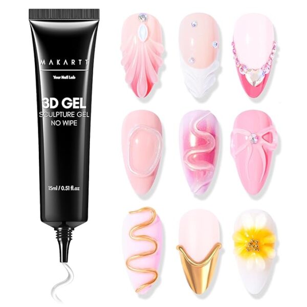 Christmas Nails: Makartt 3D Gel Sculpture Gel Set